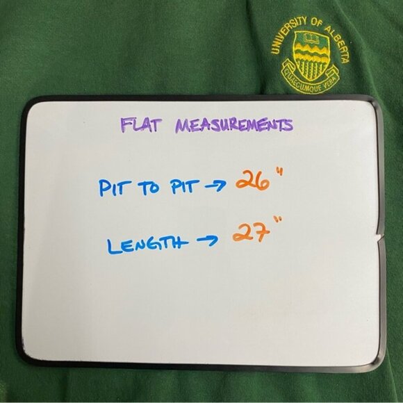 Vintage Russell Athletic Green University Of Alberta Crew Neck Sweatshirt XL - Picture 5 of 16